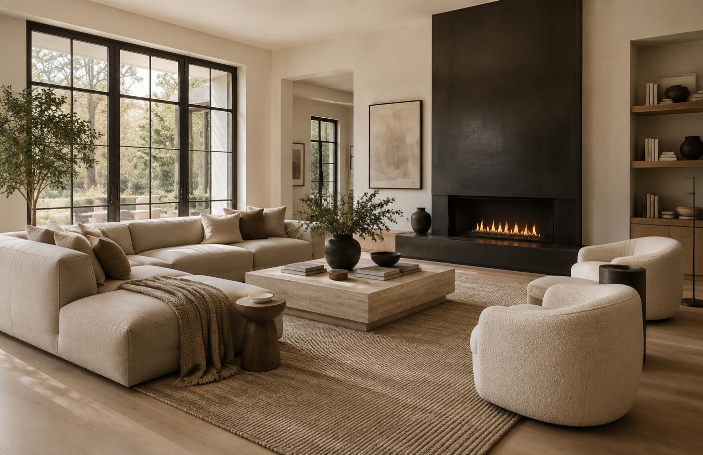 Living room after renovation